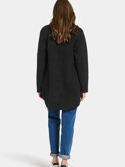 Didriksons bluza polarowa UMI damska kolor czarny gładka 505941
