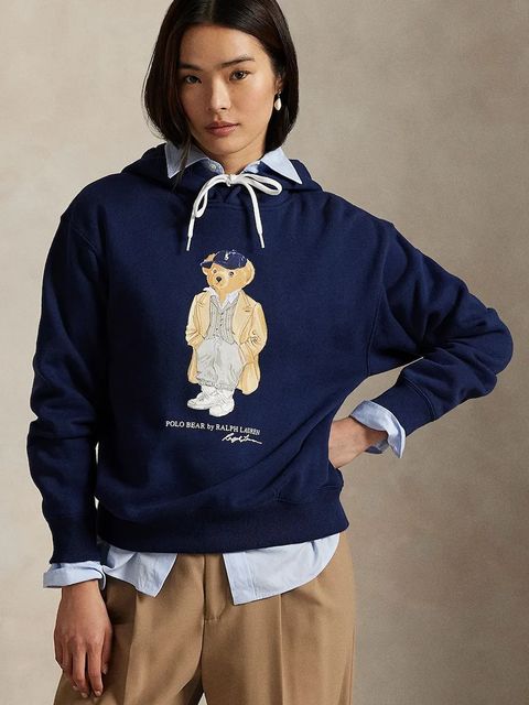 Polo Ralph Lauren bluza damska kolor granatowy gładka 211971757 - zdjęcie produktu nr 1