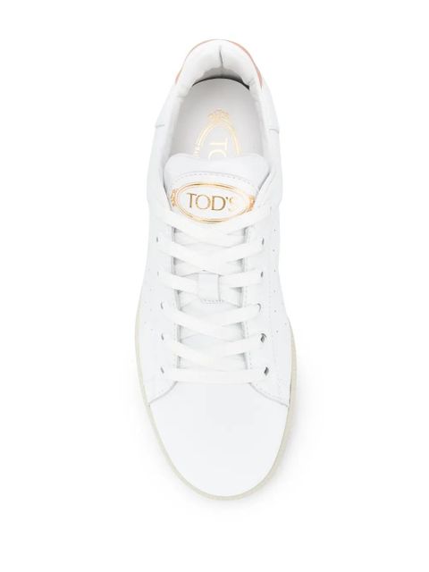 Tod's low-top leather trainers - White