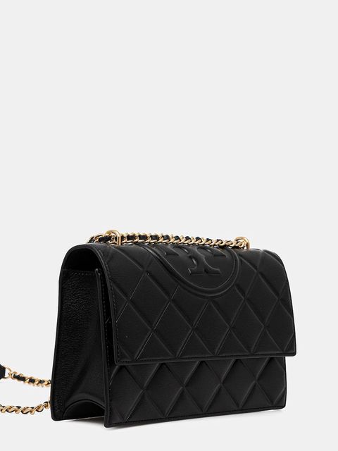 Tory Burch torebka skórzana Fleming kolor czarny 164799-001 - zdjęcie produktu nr 2