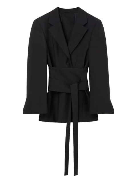 Róhe belted wide-sleeve blazer - Black - zdjęcie produktu nr 1