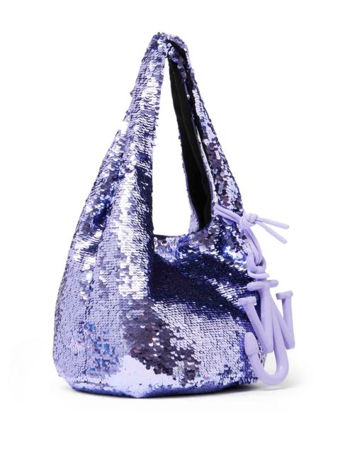 JW Anderson mini sequinned tote bag - Purple