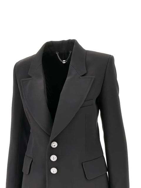Rabanne embellished-button single-breasted blazer - Grey - zdjęcie produktu nr 2