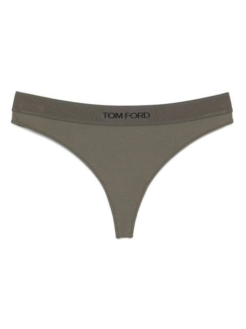 TOM FORD Signature thong - Green - zdjęcie produktu nr 1