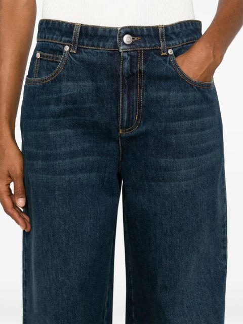 Alexander McQueen wide-leg jeans - Blue