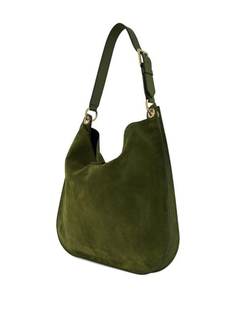 TOM FORD large Tara suede shoulder bag - Green