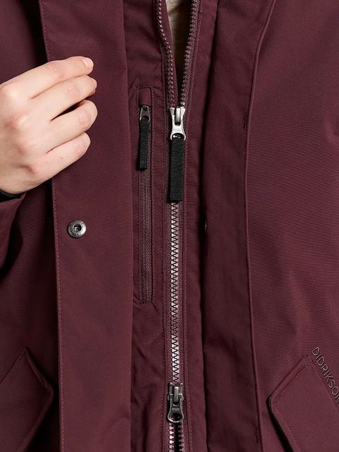 Didriksons kurtka ERNA kolor bordowy zimowa 505853