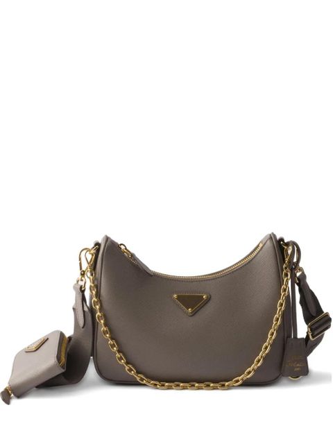 Prada Re-Edition 2005 zip pouch tote bag - Grey