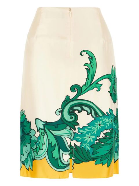 ETRO silk midi skirt - White - zdjęcie produktu nr 2