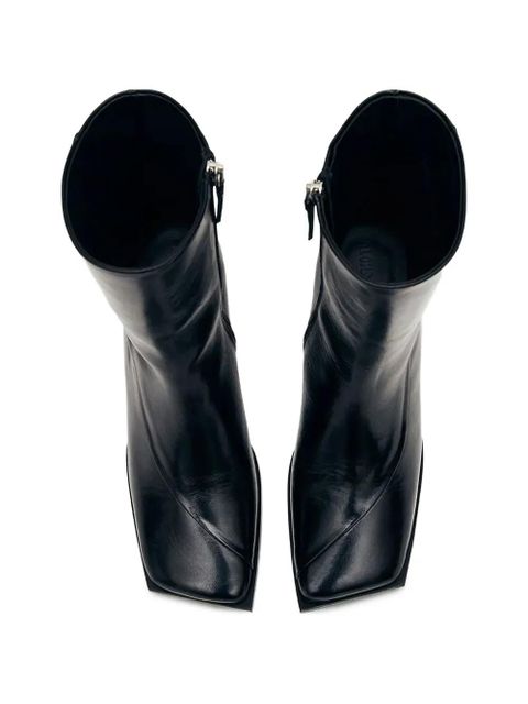 ALOHAS square-toe boots - Black