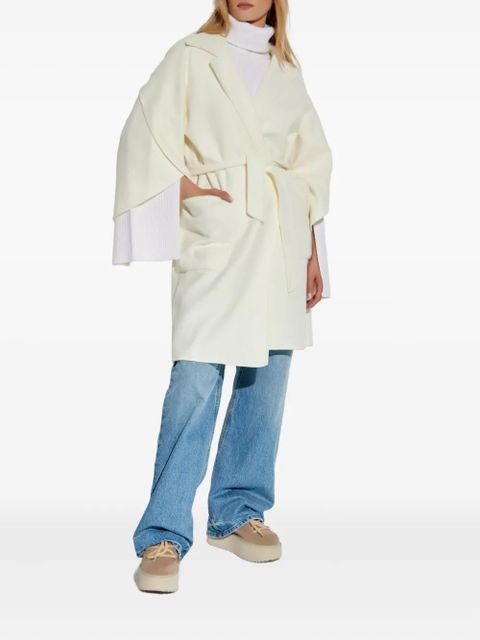 Max Mara Cosetta belted coat - White