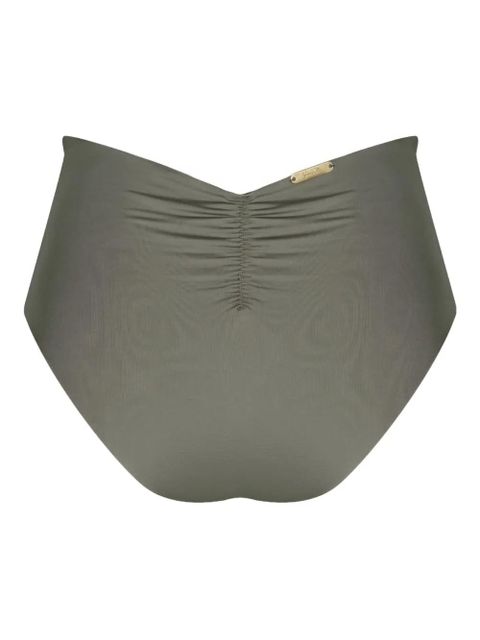 Johanna Ortiz Taita printed ruched bikini bottom - Brown - zdjęcie produktu nr 2