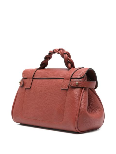 Mulberry mini Alexa braided-handle tote bag - Red