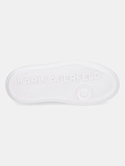 Karl Lagerfeld sneakersy skórzane KOBO III kolor biały KL65025