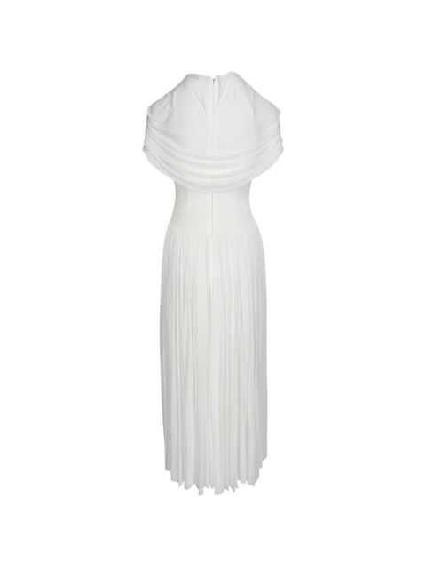 Simkhai Nancie draped pleated maxi dress - White - zdjęcie produktu nr 2