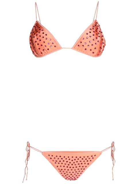 Oséree Gem crystal-embellished bikini - Pink - zdjęcie produktu nr 1