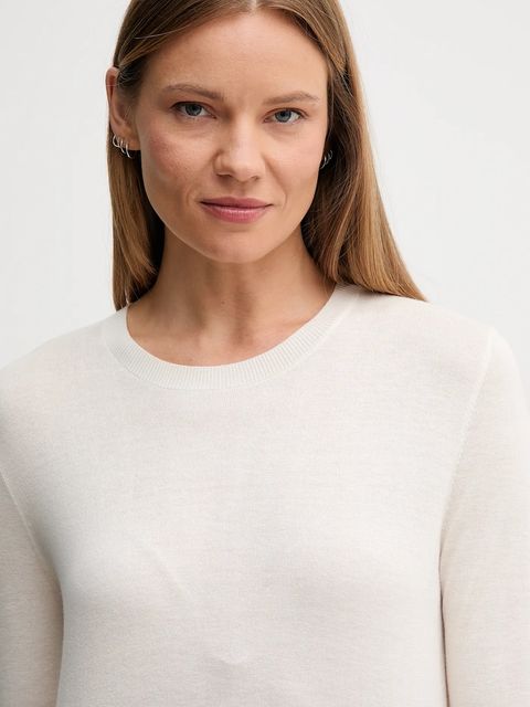 United Colors of Benetton sweter z dodatkiem jedwabiu