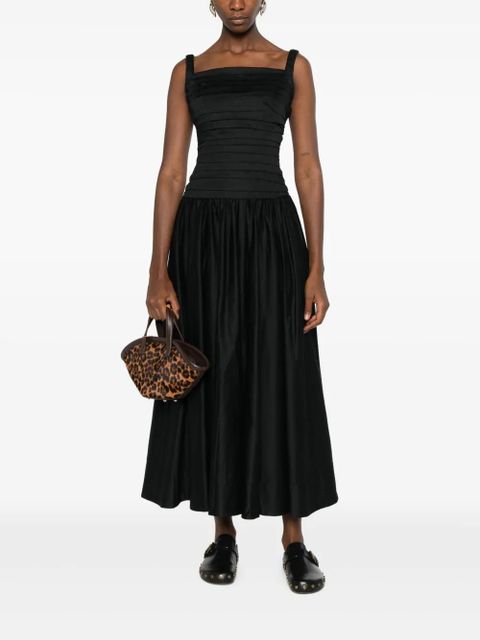 Aje pleated midi dress - Black