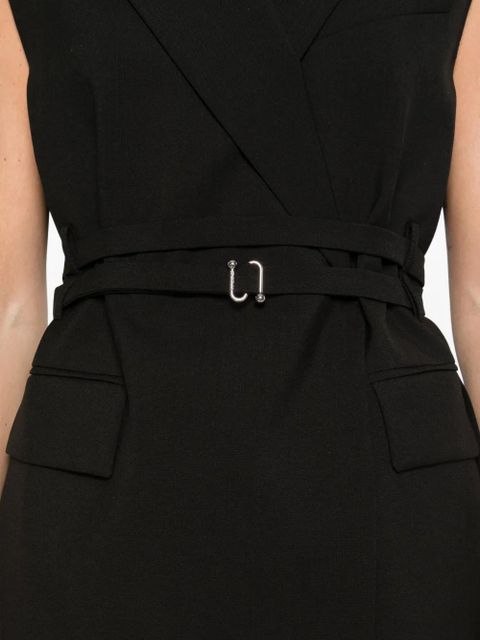 Sportmax belted blazer - Black