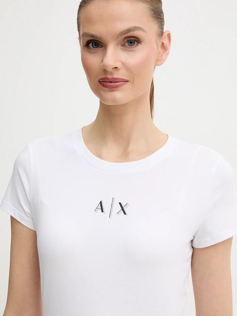 Armani Exchange t-shirt damski kolor biały XW001382 AF16294