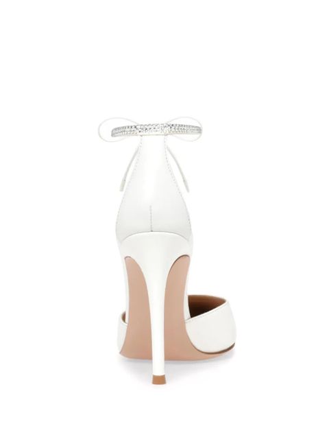 Gianvito Rossi Montecarlo D'Orsay 105mm pumps - White