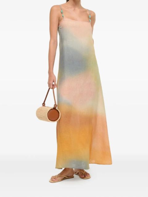 STAUD Laura maxi dress - Orange - zdjęcie produktu nr 2