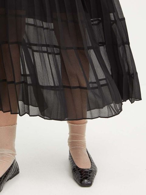 Morgan spódnica JILA kolor czarny midi rozkloszowana JILA