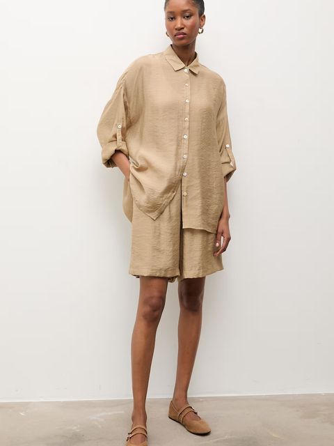 Answear.LAB koszula z domieszką jedwabiu - zdjęcie produktu nr 1