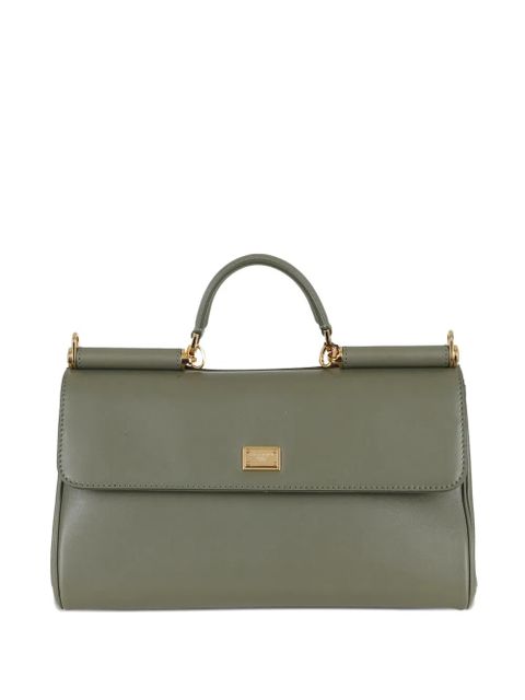 Dolce & Gabbana medium My Sicily leather tote bag - Green - zdjęcie produktu nr 1