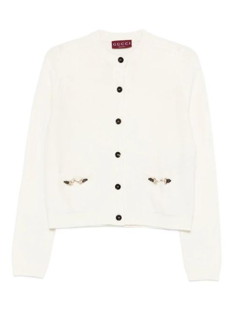 Gucci button pocket cardigan - White - zdjęcie produktu nr 1