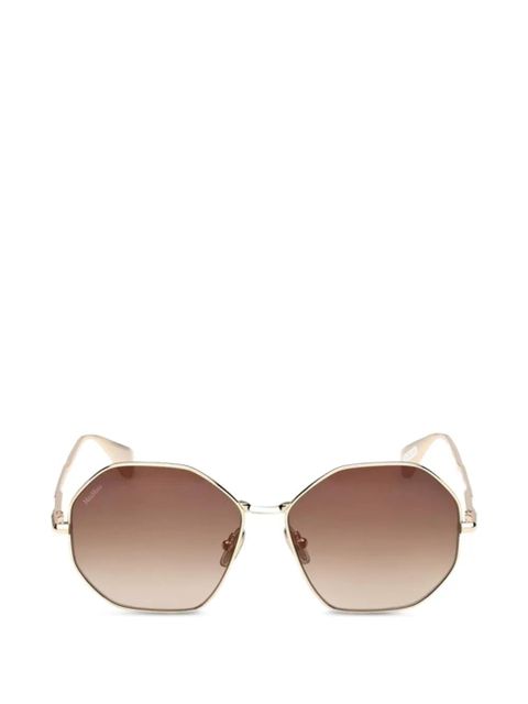 Max Mara geometric-frame sunglasses - Gold - zdjęcie produktu nr 1
