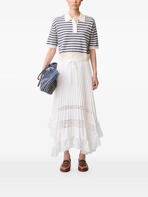 Claudie Pierlot drawstring midi skirt - White - zdjęcie produktu nr 2
