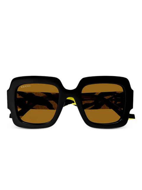 Gucci Eyewear square-frame "Black" sunglasses - zdjęcie produktu nr 1