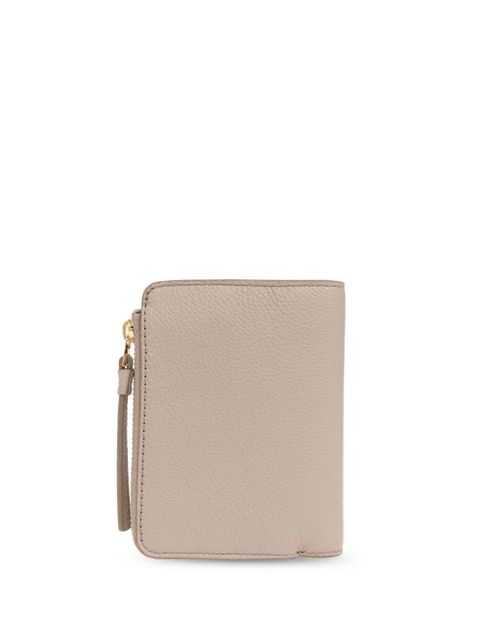 Tory Burch logo-patch leather wallet - Neutrals