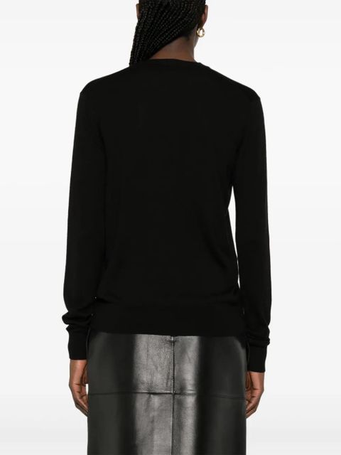 TOTEME crew-neck top - Black