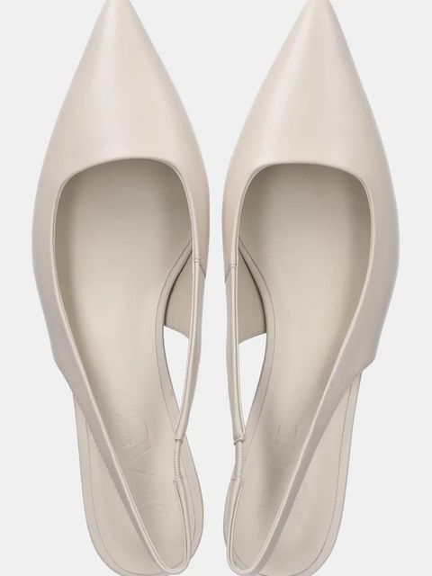 Answear.LAB szpilki skórzane kolor biały