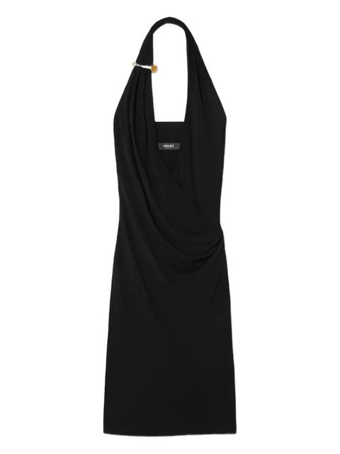 Versace halterneck crêpe midi dress - Black - zdjęcie produktu nr 1