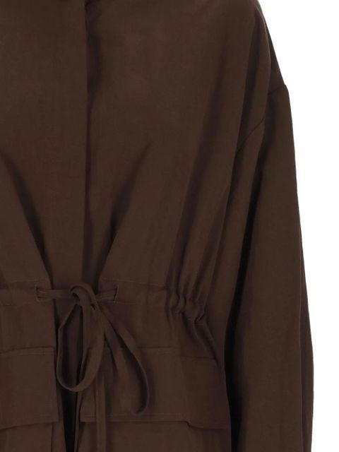 Eleh drawstring jacket - Brown