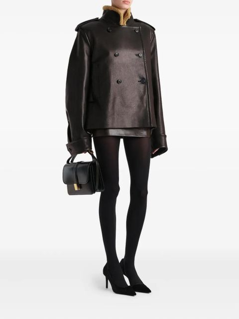 KHAITE Dean leather jacket - Black - zdjęcie produktu nr 2