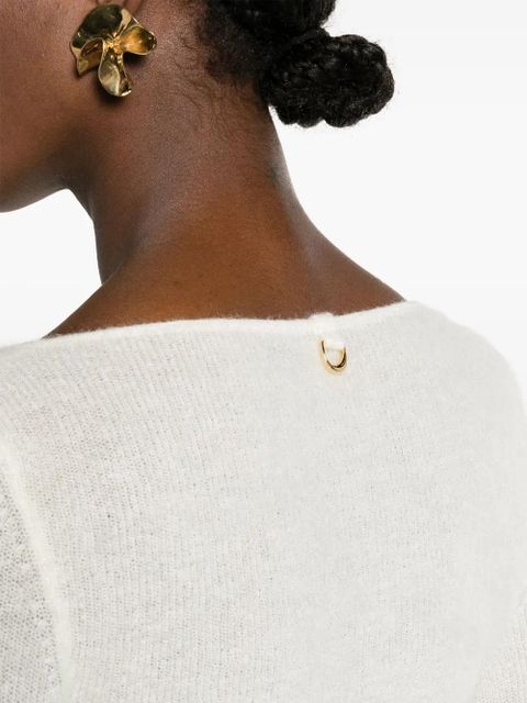 Jacquemus Le Cardigan Alzou cropped jacket - Neutrals