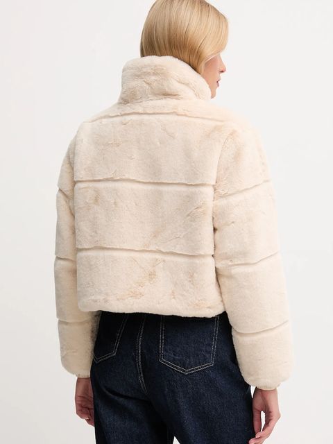 Save The Duck kurtka dwustronna YUKI kolor beżowy zimowa D32492W.FURY21