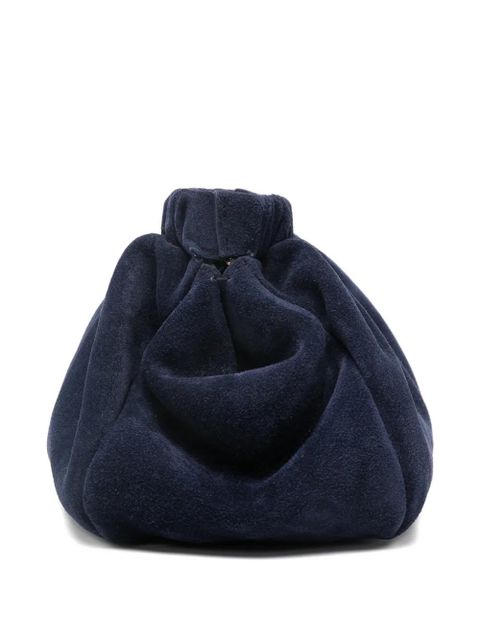 DeMellier Miami suede clutch bag - Blue