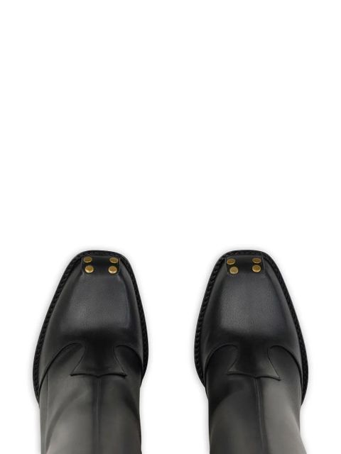 ETRO 105mm high sculpted-heel studded boots - Black