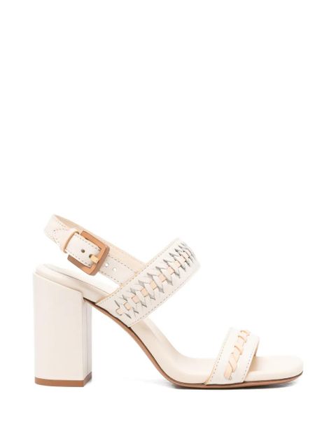 ZIMMERMANN Alchemy woven-strap block-heel sandals - Neutrals - zdjęcie produktu nr 1