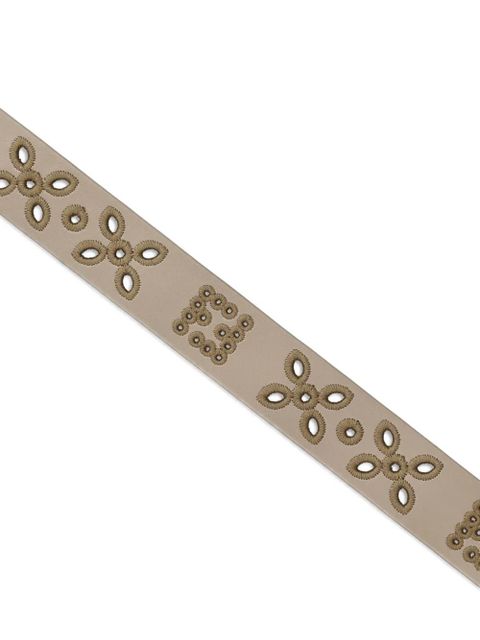 FENDI logo-buckle belt - Neutrals