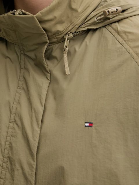 Tommy Hilfiger kurtka kolor zielony przejściowa WW0WW46444