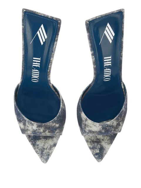 The Attico 95mm open-toe slip-on sandals - Blue - zdjęcie produktu nr 2