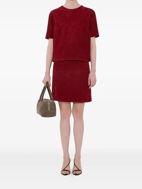 LouLou de Saison short-sleeve crew-neck T-shirt - Red