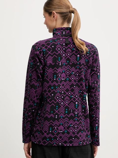 Haglöfs bluza sportowa Mora Mid kolor fioletowy wzorzysta 606557 - zdjęcie produktu nr 2