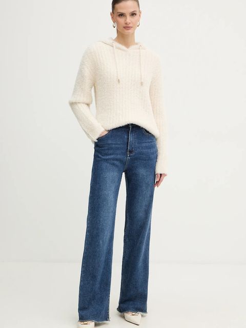 Morgan sweter damski kolor beżowy MCOCO - zdjęcie produktu nr 2